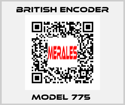 Model 775  British Encoder