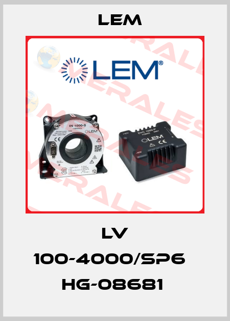 LV 100-4000/SP6   HG-08681  Lem