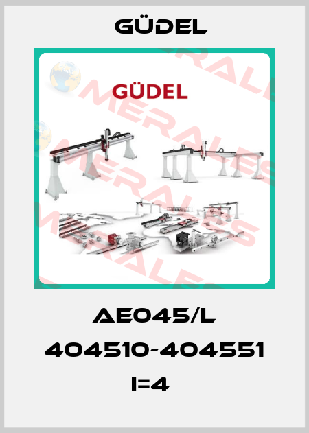 AE045/L 404510-404551 I=4  Güdel