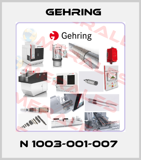 N 1003-001-007  Gehring