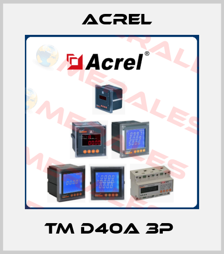 TM D40A 3P  Acrel