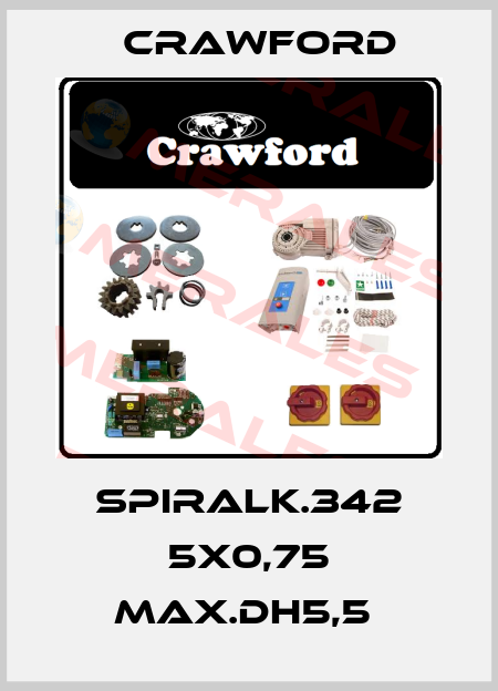 Spiralk.342 5X0,75 Max.Dh5,5  Crawford