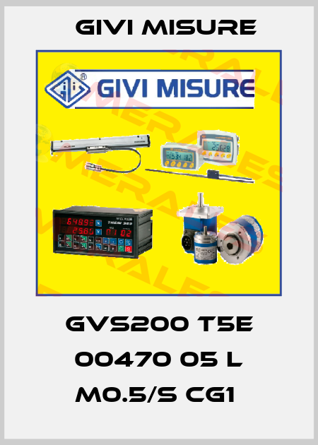GVS200 T5E 00470 05 L M0.5/S CG1  Givi Misure