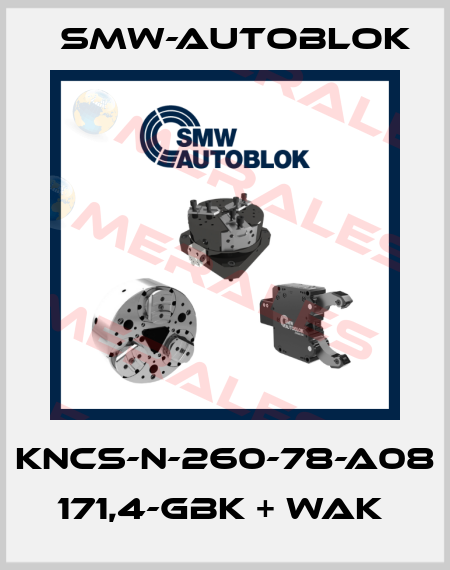 KNCS-N-260-78-A08  171,4-GBK + WAK  Smw-Autoblok