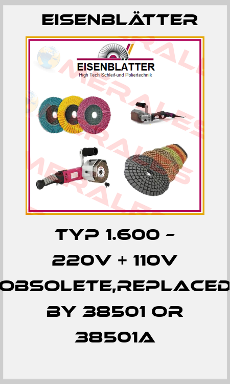 TYP 1.600 – 220V + 110V obsolete,replaced by 38501 or 38501a Eisenblätter