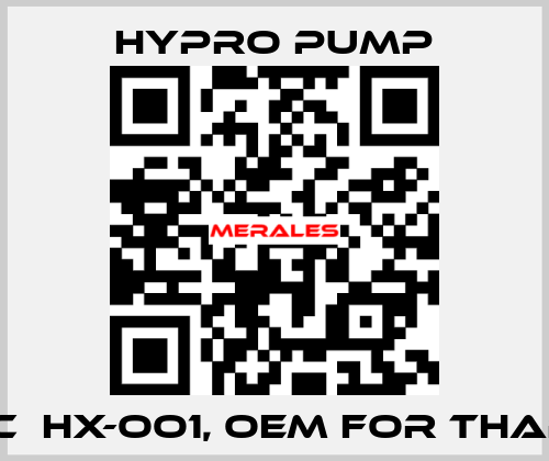 5331 C  HX-OO1, OEM for Tharsus Hypro Pump