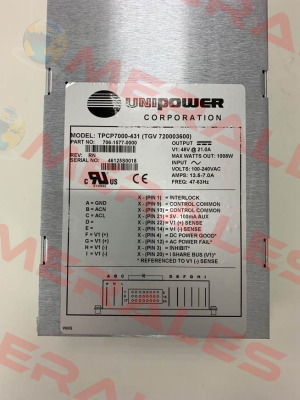 TPCP7000431 Unipower