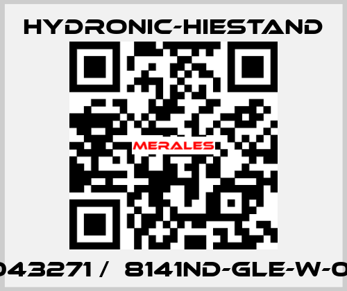 043271 /  8141ND-GLE-W-01 HYDRONIC-HIESTAND
