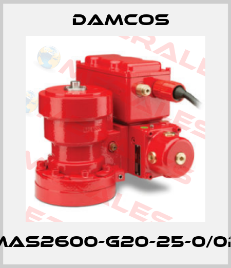 MAS2600-G20-25-0/0P Damcos