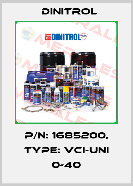 P/N: 1685200, Type: VCI-UNI 0-40 Dinitrol