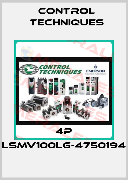 4P LSMV100LG-4750194 Control Techniques