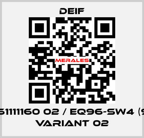 2961111160 02 / EQ96-sw4 (90°) Variant 02 Deif