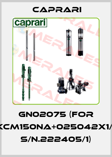 GN02075 (for KCM150NA+025042X1/1 s/n.222405/1) CAPRARI 