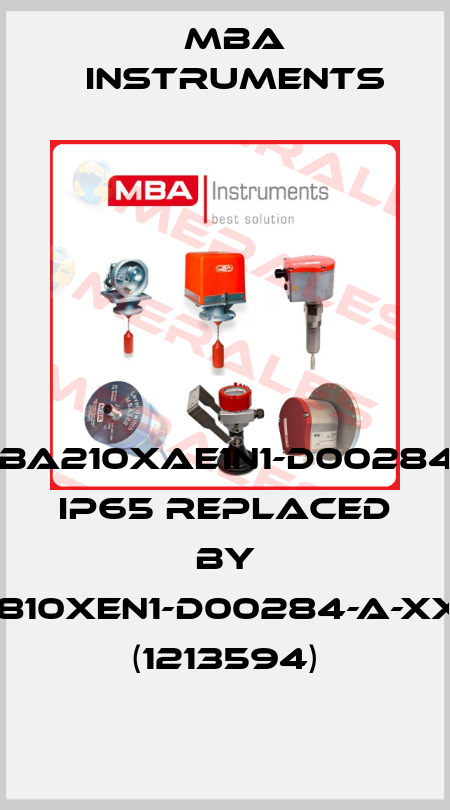 MBA210XAE1N1-D00284A IP65 REPLACED BY MBA810XEN1-D00284-A-XXXXX (1213594) MBA Instruments