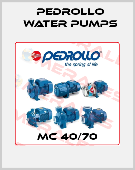 MC 40/70 Pedrollo Water Pumps