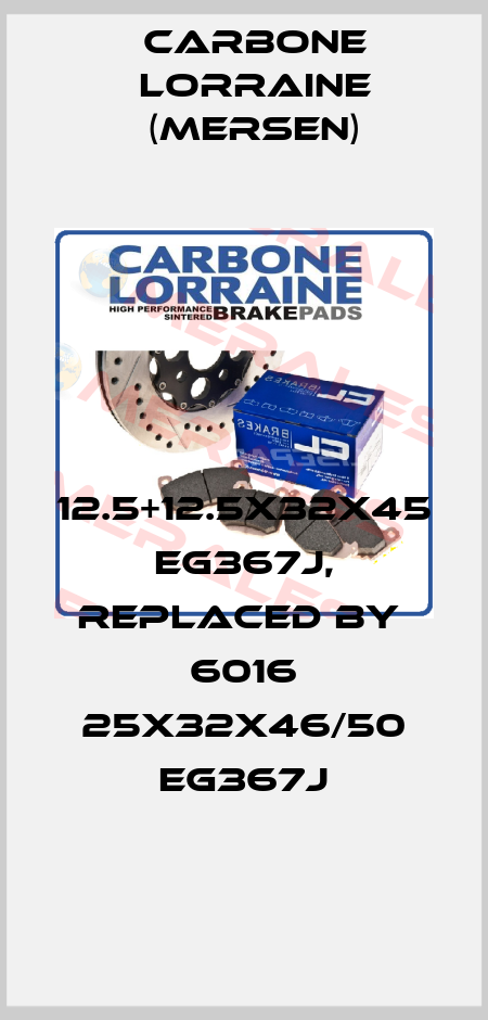 12.5+12.5x32x45 EG367j, replaced by  6016 25x32x46/50 EG367J Carbone Lorraine (Mersen)