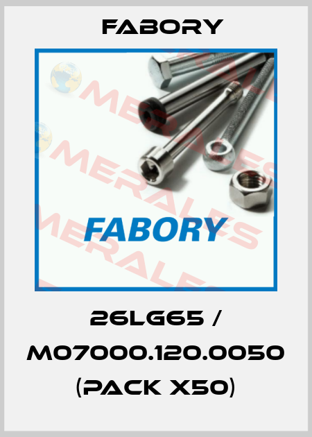 26LG65 / M07000.120.0050 (pack x50) Fabory