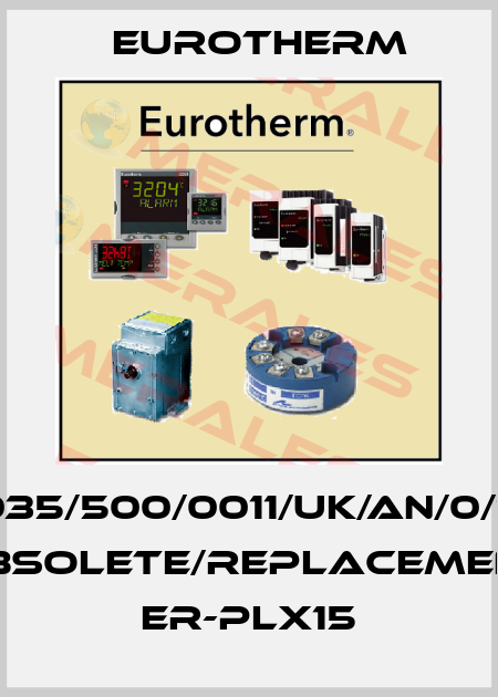 590P-DRV/0035/500/0011/UK/AN/0/110/100/AUX/0 obsolete/replacement ER-PLX15 Eurotherm