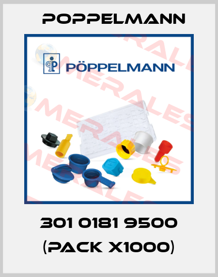 301 0181 9500 (pack x1000) Poppelmann