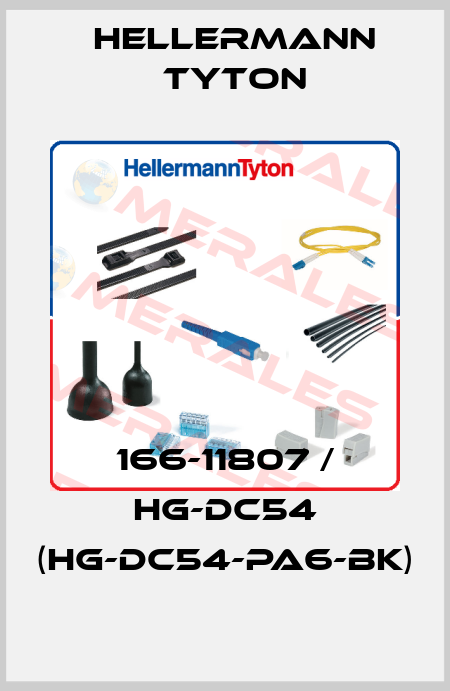 166-11807 / HG-DC54 (HG-DC54-PA6-BK) Hellermann Tyton