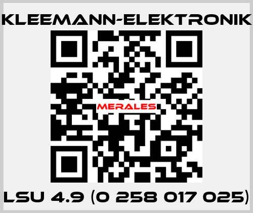 LSU 4.9 (0 258 017 025) Kleemann-Elektronik