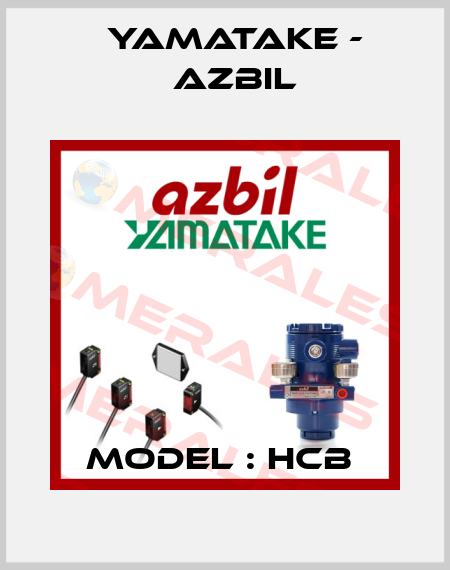 MODEL : HCB  Yamatake - Azbil