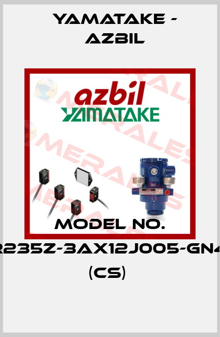 MODEL NO. JTR235Z-3AX12J005-GN4-R1 (CS)  Yamatake - Azbil