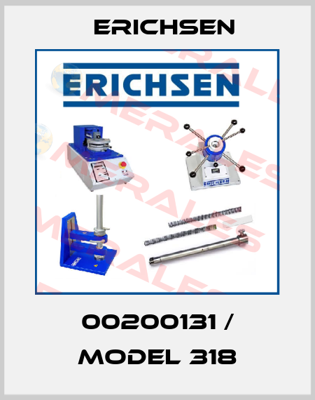 00200131 / Model 318 Erichsen