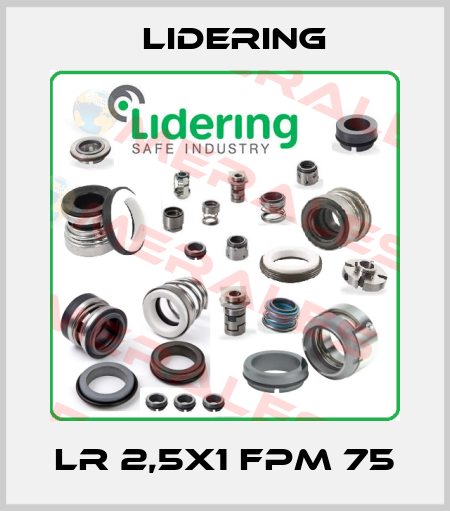 LR 2,5X1 FPM 75 Lidering