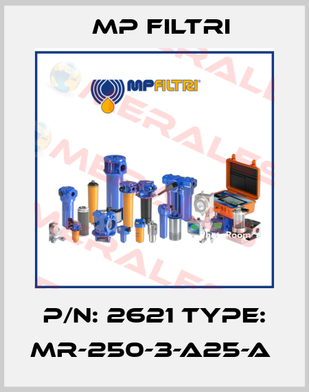 P/N: 2621 Type: MR-250-3-A25-A  MP Filtri