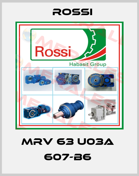 MRV 63 U03A  607-B6  Rossi