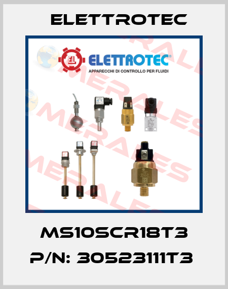 MS10SCR18T3 P/N: 30523111T3  Elettrotec