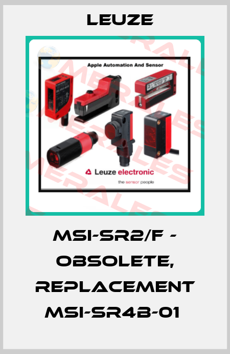 MSI-SR2/F - OBSOLETE, REPLACEMENT MSI-SR4B-01  Leuze