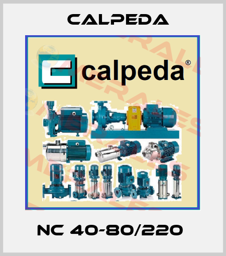 NC 40-80/220  Calpeda