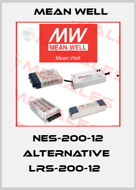 NES-200-12 alternative  LRS-200-12   Mean Well