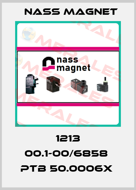 1213 00.1-00/6858  PTB 50.0006X  Nass Magnet