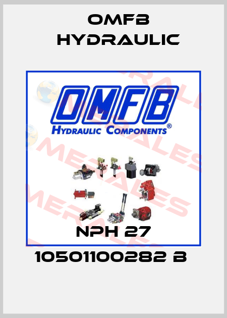 NPH 27 10501100282 B  OMFB Hydraulic