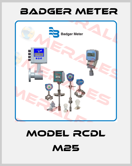 MODEL RCDL M25 Badger Meter
