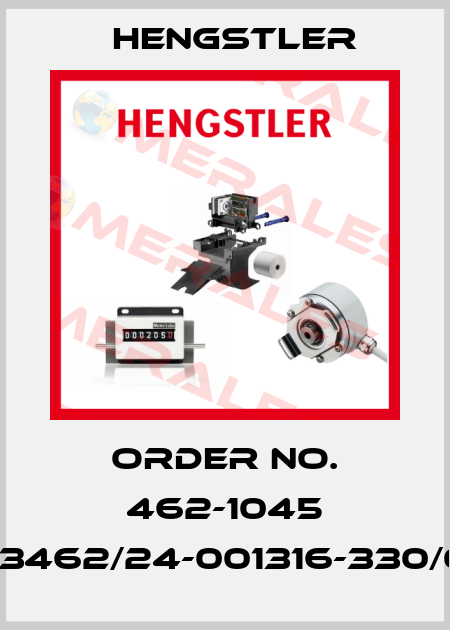 Order No. 462-1045 HOZ-03462/24-001316-330/077.00 Hengstler