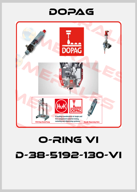 O-RING VI D-38-5192-130-VI  Dopag