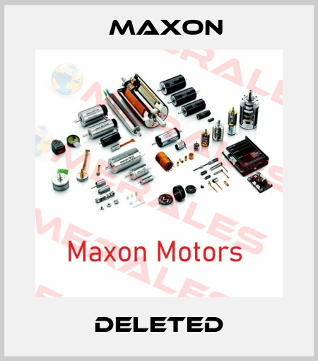 deleted Maxon