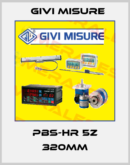 PBS-HR 5Z 320mm Givi Misure
