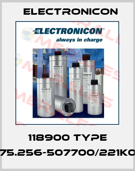 118900 Type 275.256-507700/221K02 Electronicon