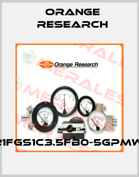 2021FGS1C3.5FB0-5GPMW6V Orange Research