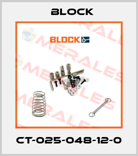 CT-025-048-12-0 Block