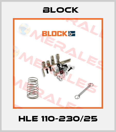 HLE 110-230/25 Block
