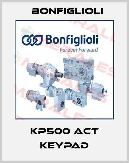 KP500 ACT Keypad Bonfiglioli