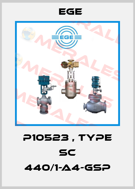 P10523 , type SC 440/1-A4-GSP Ege
