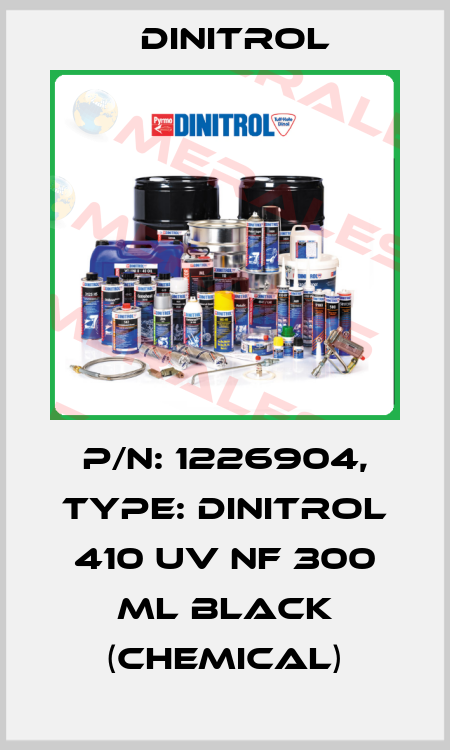 P/N: 1226904, Type: Dinitrol 410 UV NF 300 ml Black (chemical) Dinitrol