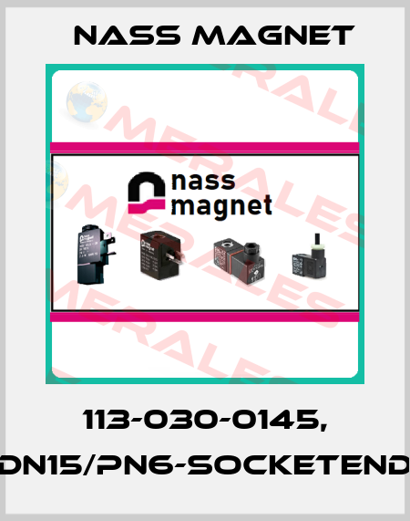 113-030-0145, DN15/PN6-SOCKETEND Nass Magnet